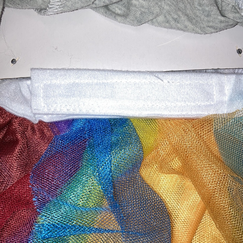 New Rainbow Dog Costume Size M - Picture 5 of 7
